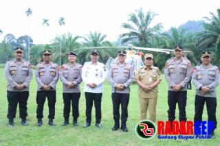 Kapolres Rohul Dampingi Asops Kapolri Dalam Asistensi dan Supervisi Penanganan Karhutla di Rokan IV KotoÂ 